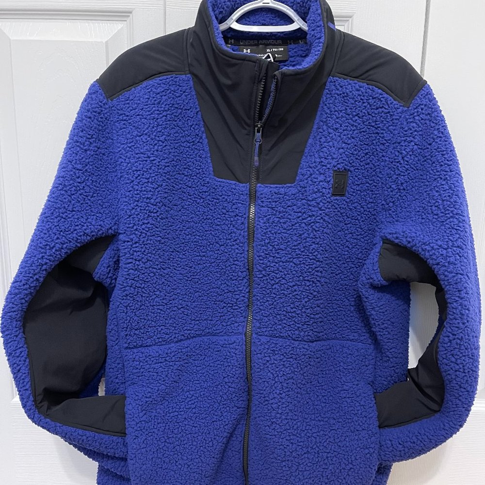 Preloved Men's Under Armour (UA) Legacy Sherpa Full-Zip - XL - DARK PURPLE